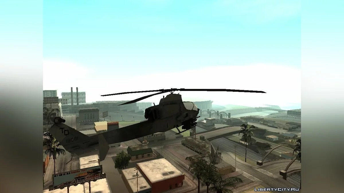 AH-1Z Super Cobra из Battlefield 2 / GTA San Andreas