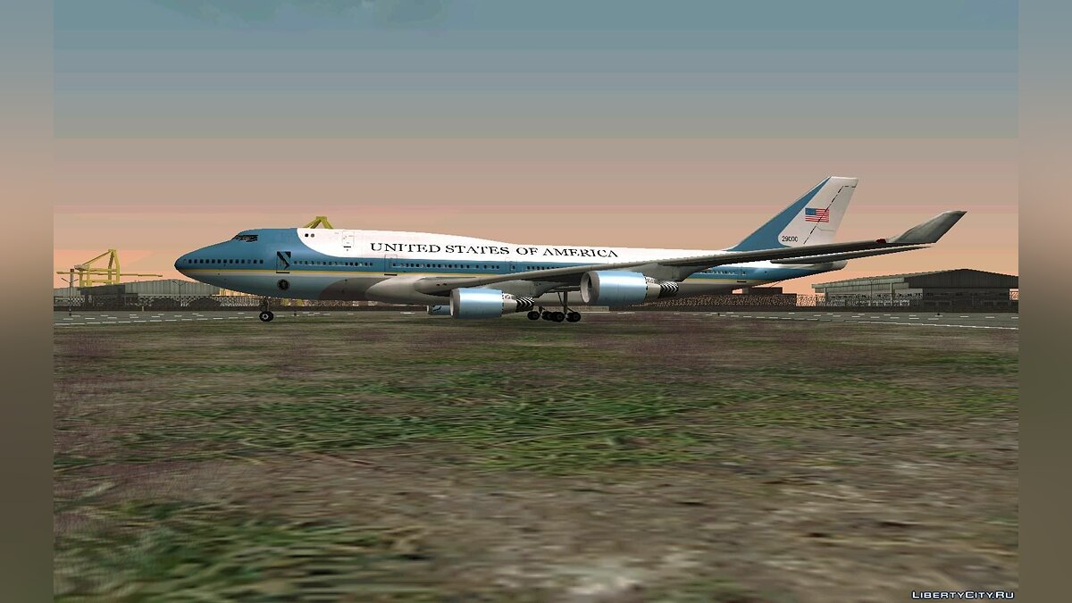 Скачать Boeing-747-200B для GTA San Andreas