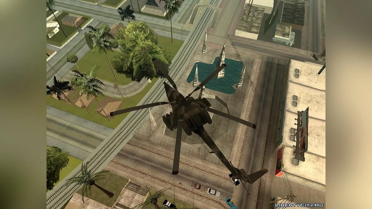 МИ-28 из Battlefield 2 / GTA San Andreas