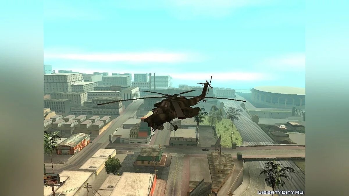 МИ-28 из Battlefield 2 / GTA San Andreas