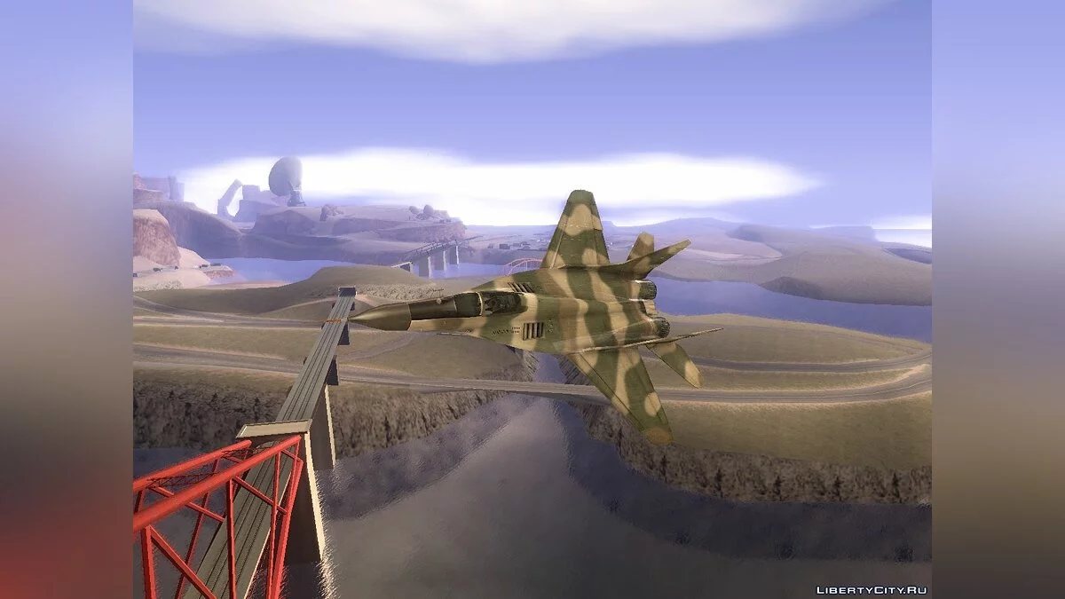 МиГ-29 из Battlefield 2 / GTA San Andreas
