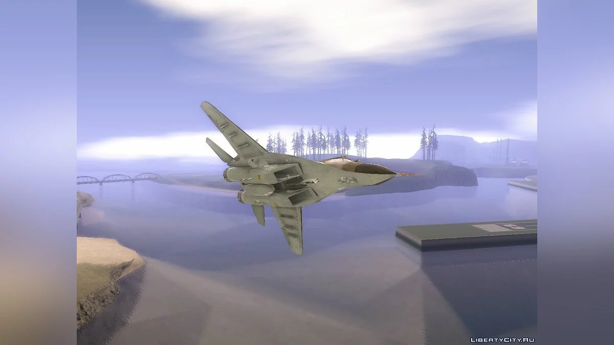 МиГ-29 из Battlefield 2 / GTA San Andreas