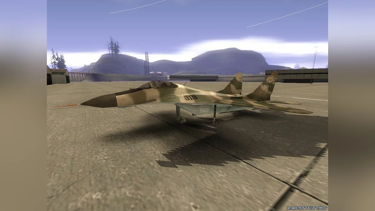 МиГ-29 из Battlefield 2 / GTA San Andreas