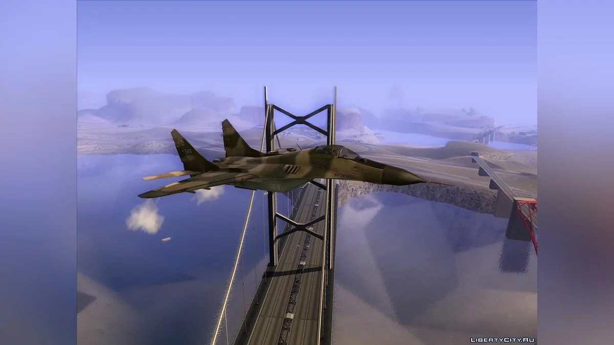 МиГ-29 из Battlefield 2 / GTA San Andreas