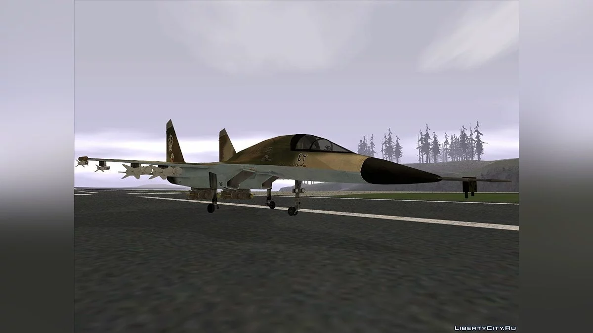 Су-34 из Battlefield 2 / GTA San Andreas