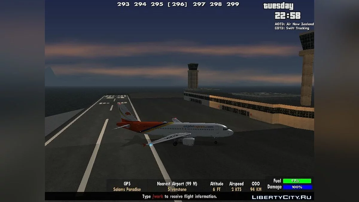 Airphil Express Airbus A320 / GTA San Andreas