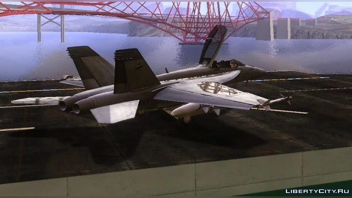 BF3 FA-18F Superhornet / GTA San Andreas