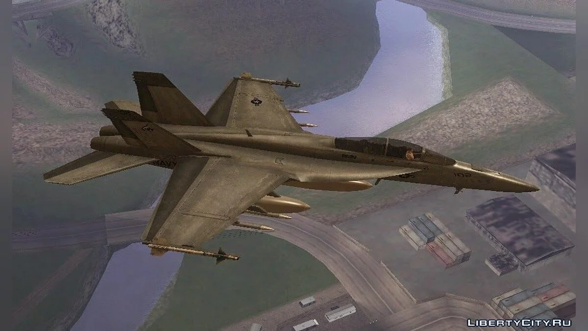 BF3 FA-18F Superhornet / GTA San Andreas
