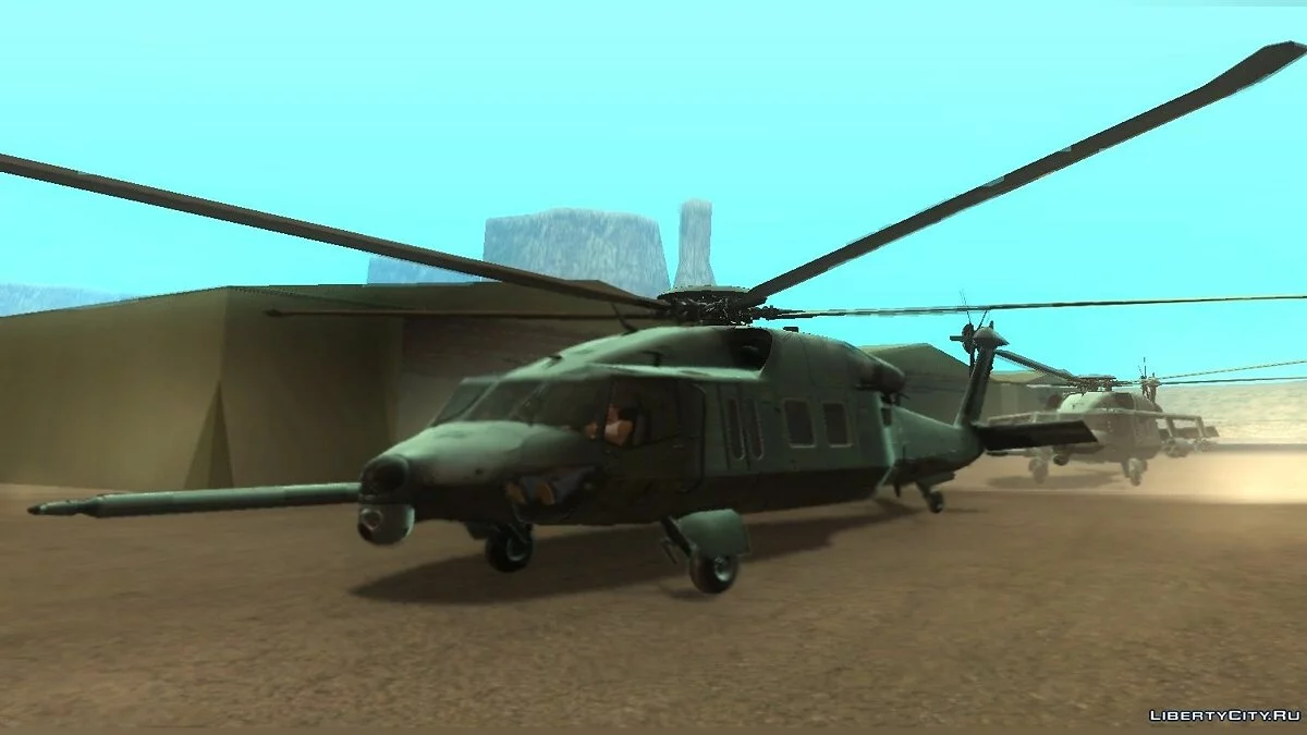 MH-X Silent Hawk from CoD: Ghosts / GTA San Andreas