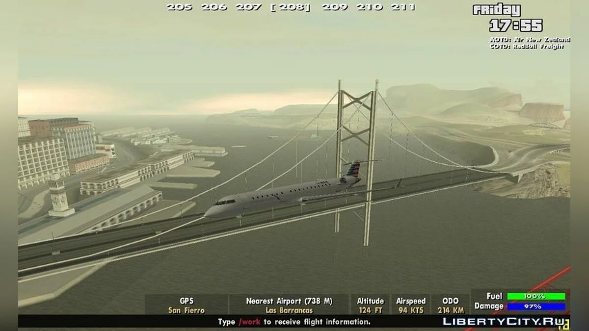 American Eagle CRJ700 / GTA San Andreas