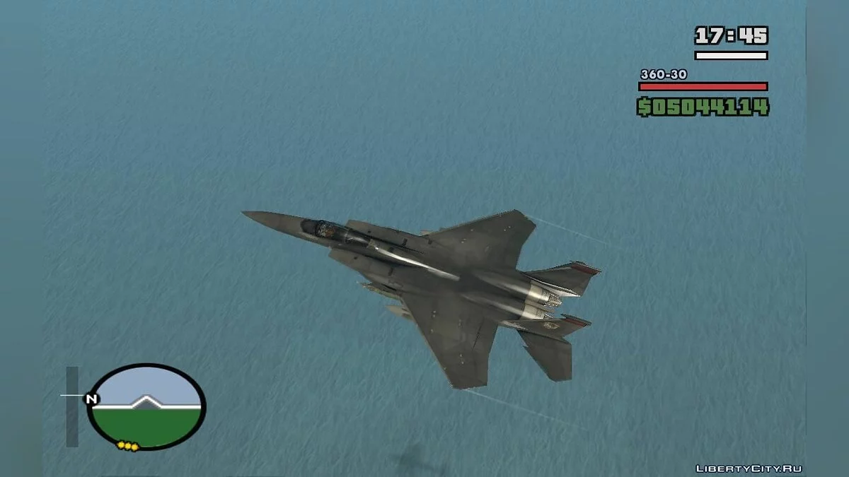 F-15 Razgriz from HAWX/Ace Combat / GTA San Andreas