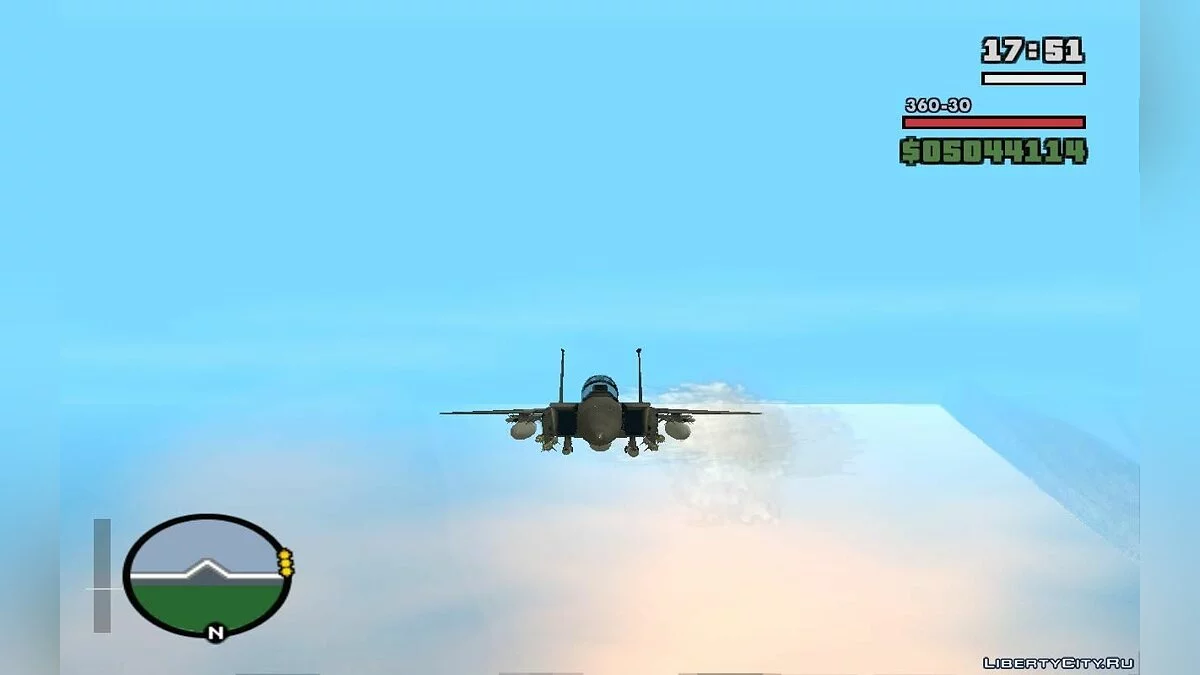 F-15 Razgriz from HAWX/Ace Combat / GTA San Andreas