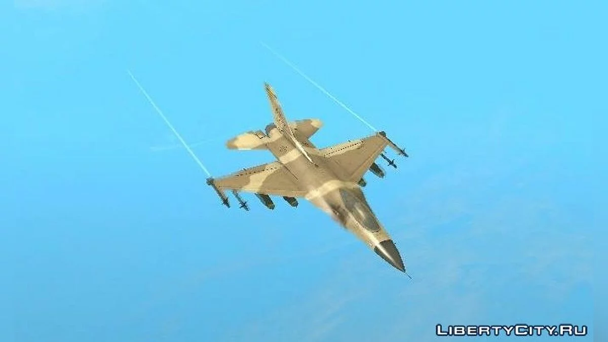 F-16 Fighter-Bomber Desert Camo  / GTA San Andreas