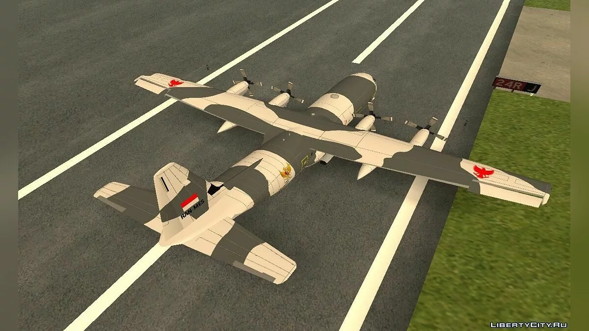 C-130 Hercules Indonesia Air Force - Snow Camo / GTA San Andreas
