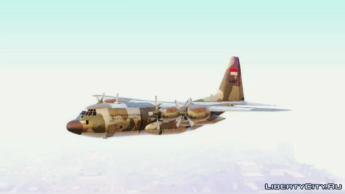 C-130B Indonesian Air Force (TNI AU)  / GTA San Andreas