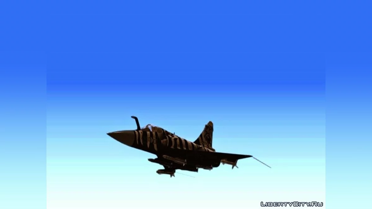Dassault Mirage 2000-5 Tiger Black / GTA San Andreas