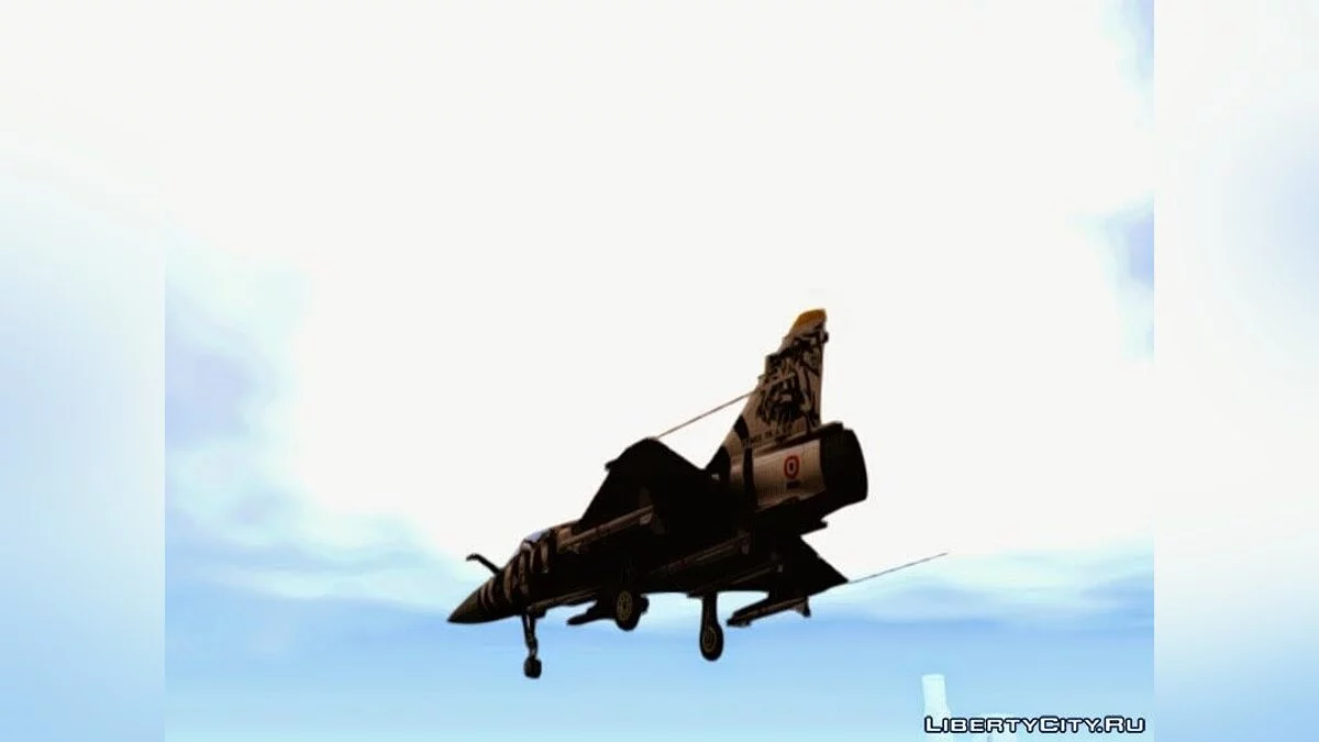 Dassault Mirage 2000-5 Tiger Black / GTA San Andreas