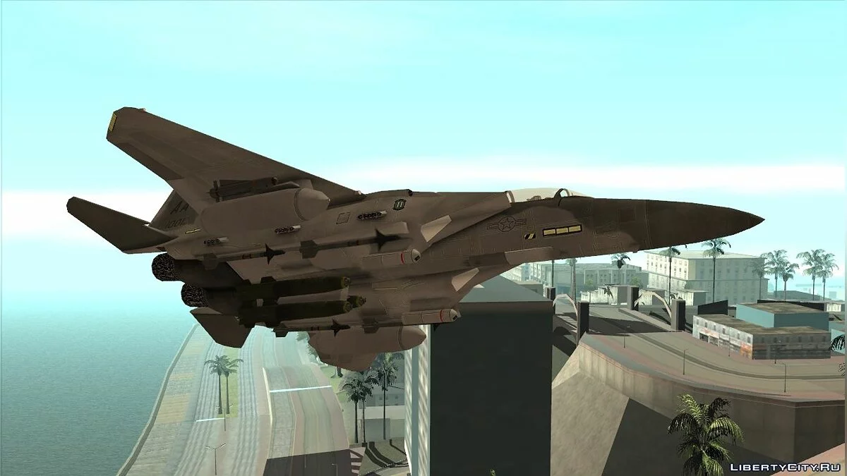 F-15 из Battlefield 2 / GTA San Andreas