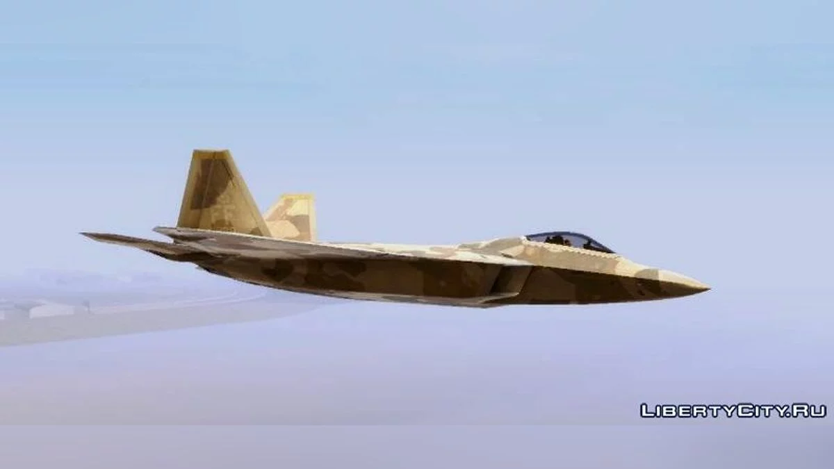 F-22 Raptor Desert Camo / GTA San Andreas