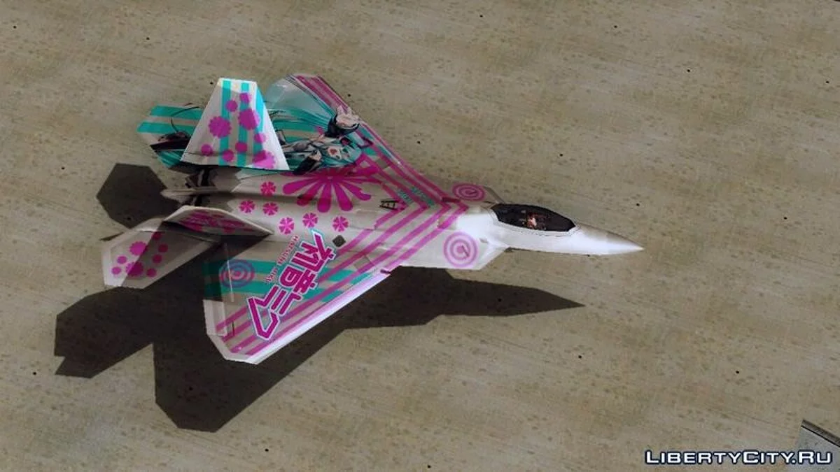 F-22 Raptor Hatsune Miku / GTA San Andreas