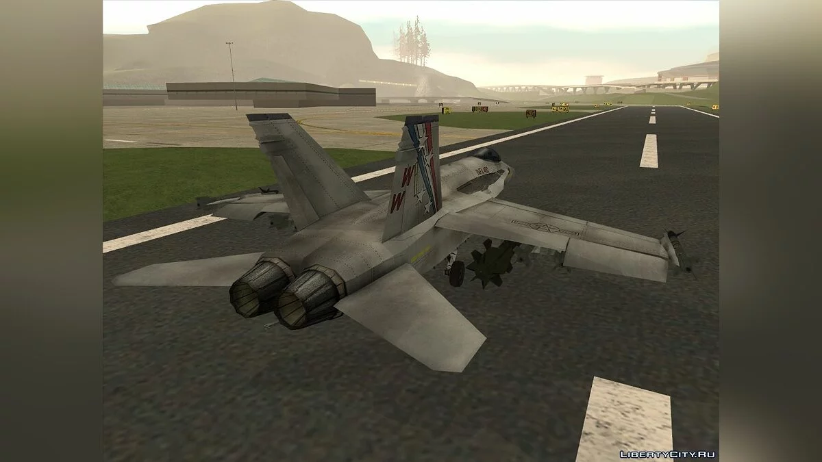 F/A-18 Hornet from Battlefield 2 / GTA San Andreas