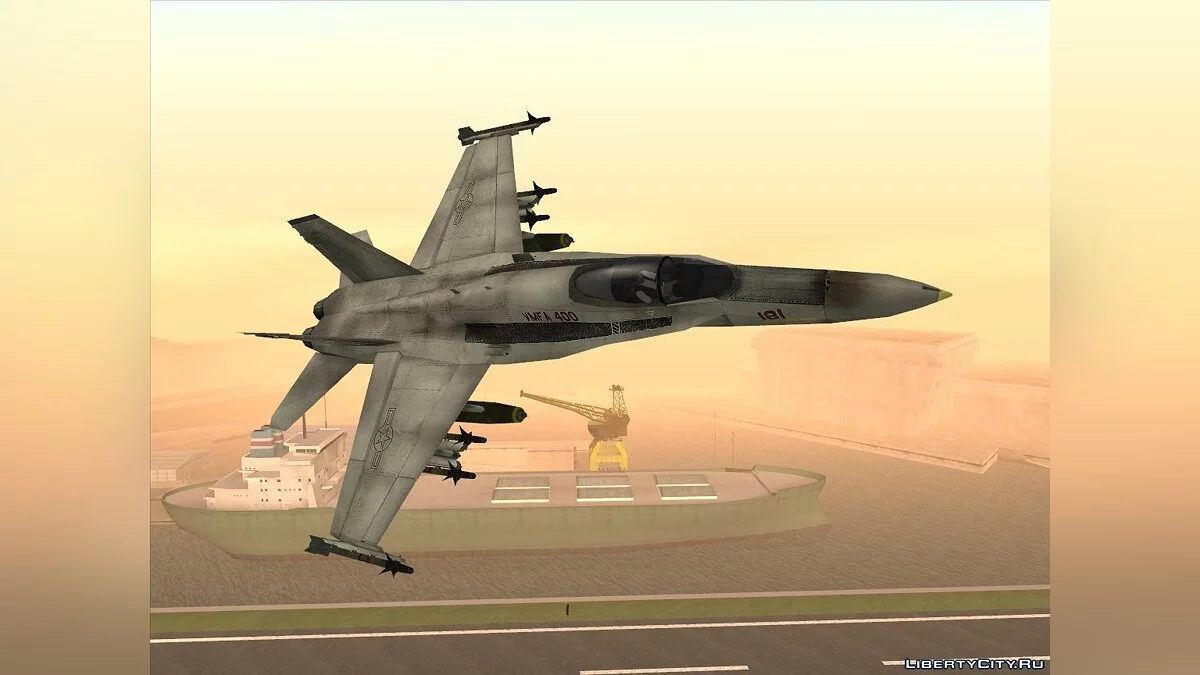 F/A-18 Hornet from Battlefield 2 / GTA San Andreas