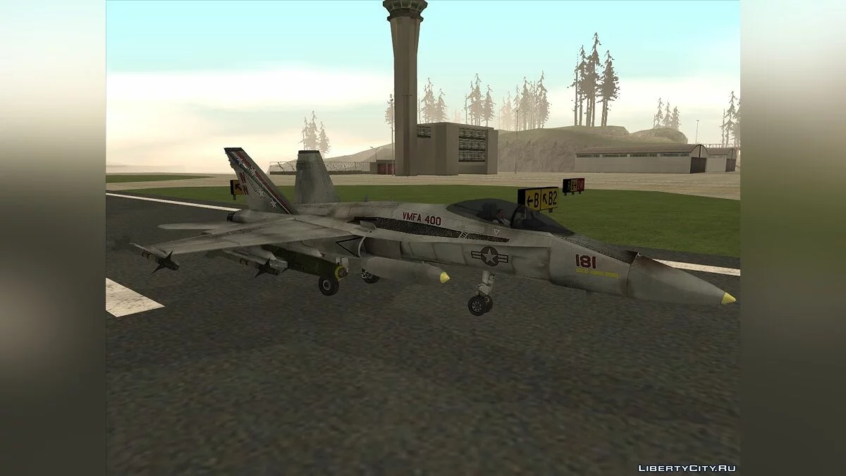 F/A-18 Hornet from Battlefield 2 / GTA San Andreas