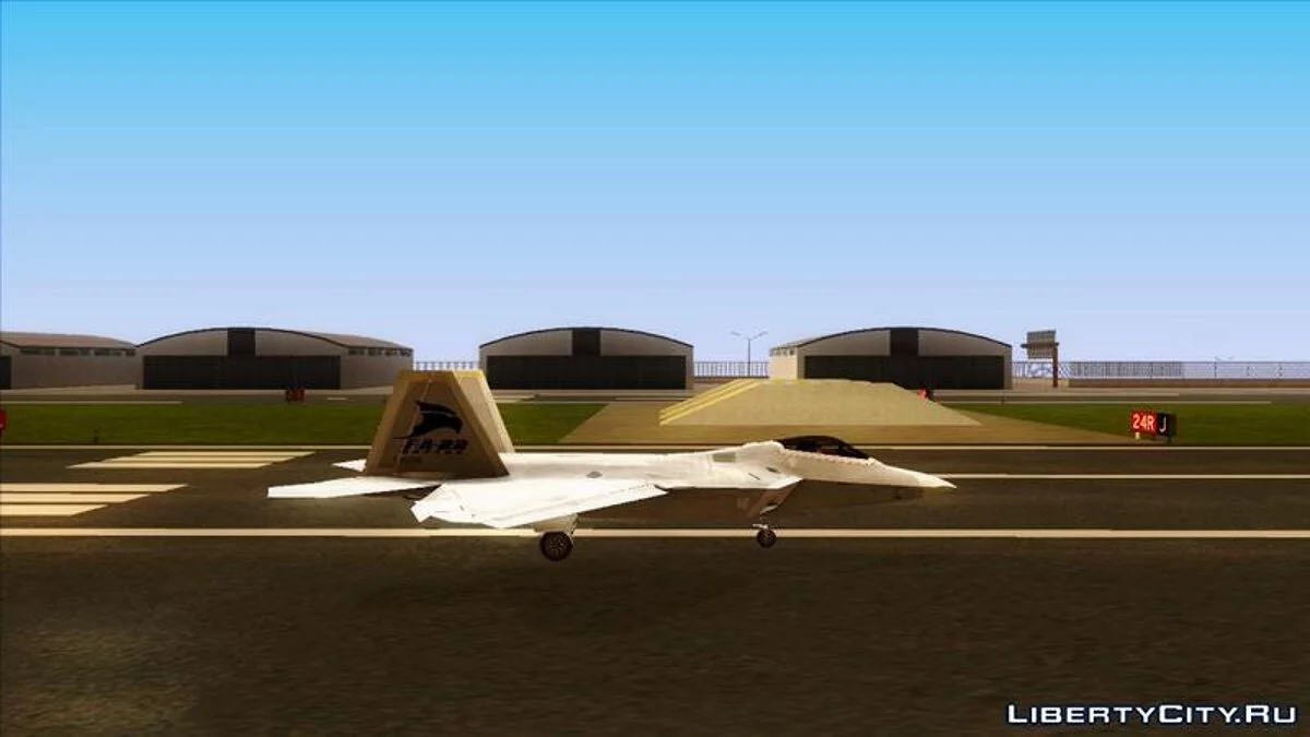 F/A-22 Raptor "Raptor 02" / GTA San Andreas