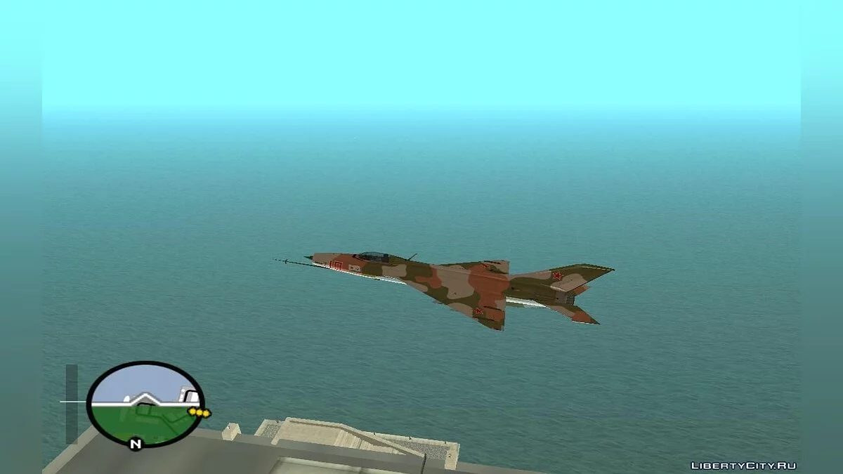 MiG 21 Russian Camo Force / GTA San Andreas