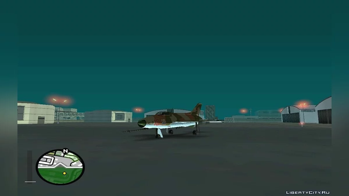 MiG 21 Russian Camo Force / GTA San Andreas