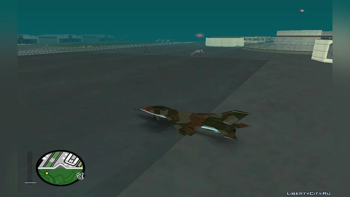 MiG 21 Russian Camo Force / GTA San Andreas