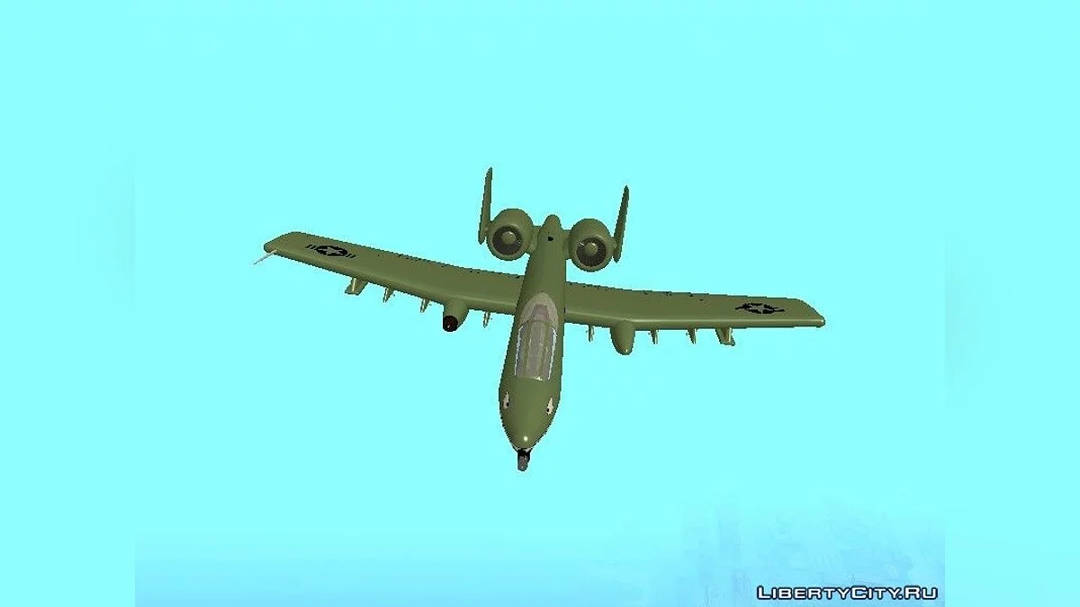 Fairchild-Republic A-10 Warthog SHARK ATTACK  / GTA San Andreas