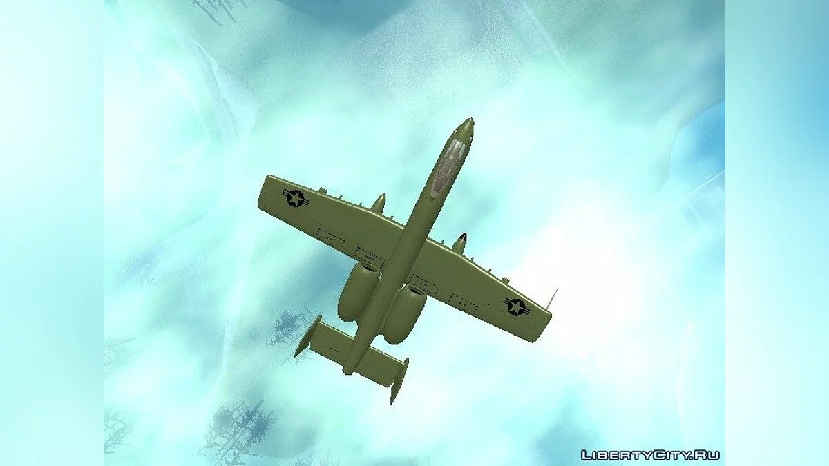 Fairchild-Republic A-10 Warthog SHARK ATTACK  / GTA San Andreas