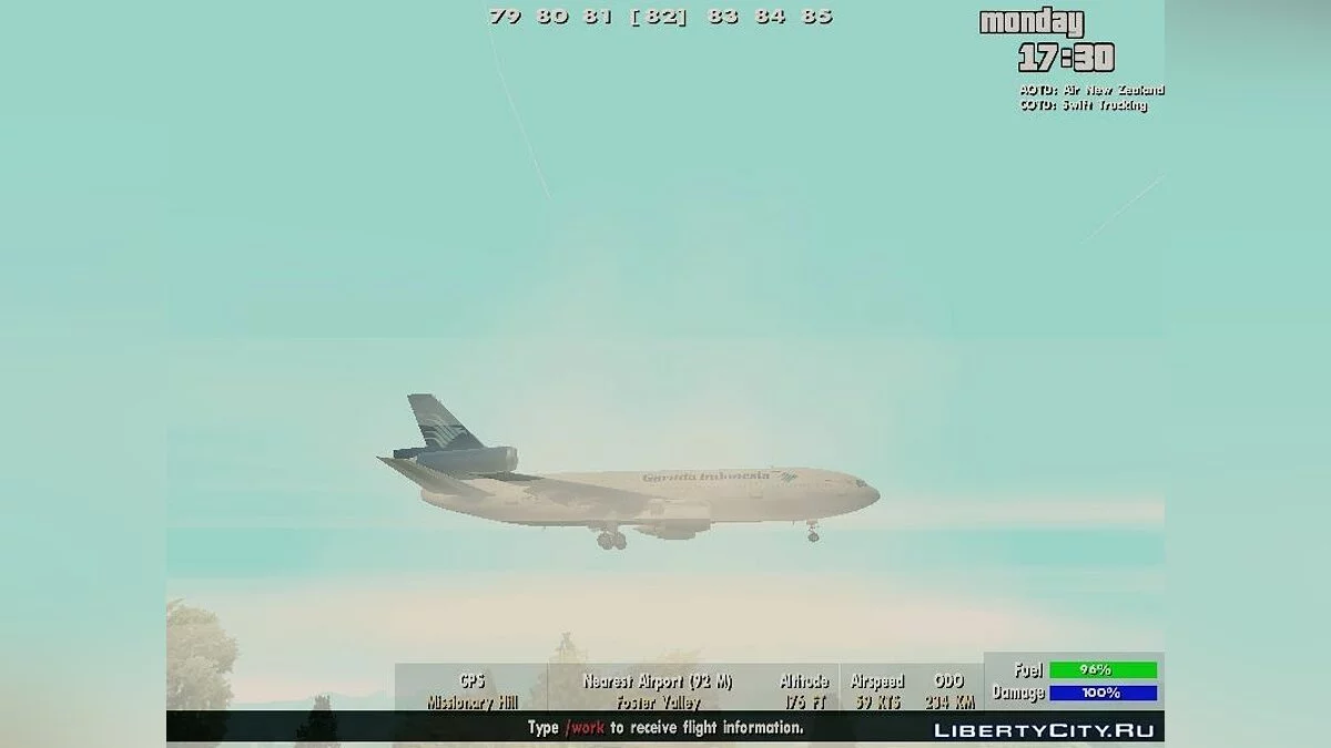 Garuda Indonesia DC-10-30 / GTA San Andreas