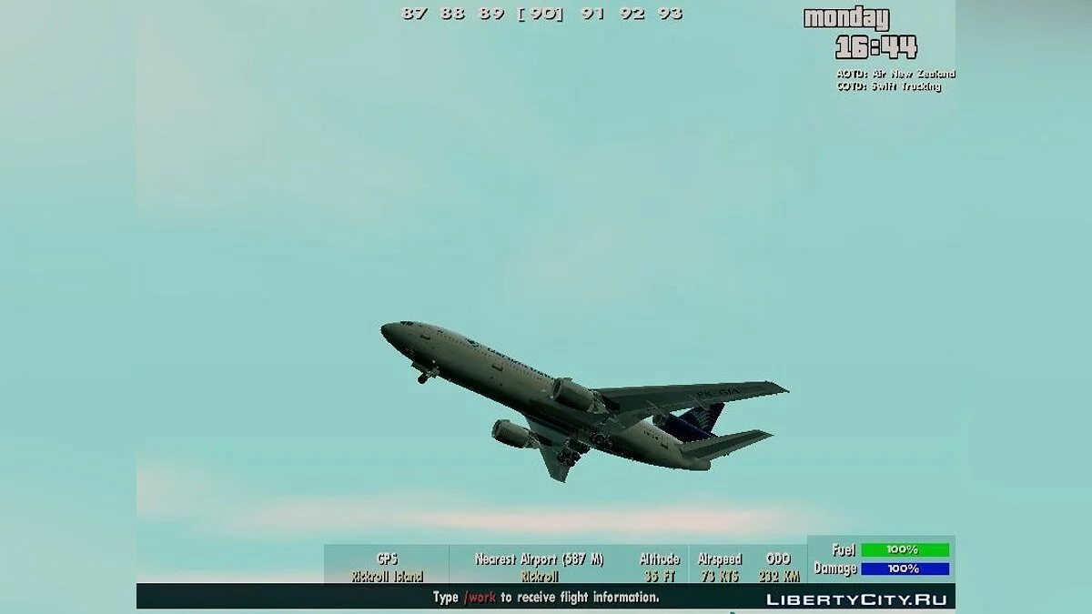 Garuda Indonesia DC-10-30 / GTA San Andreas
