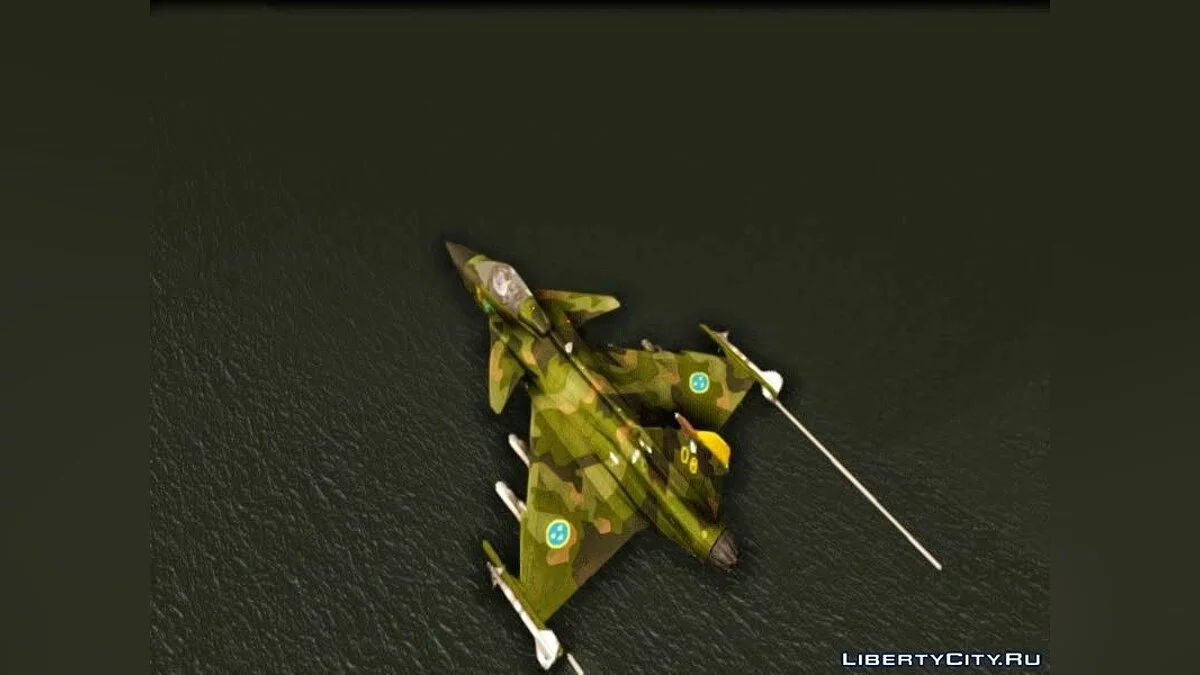 JAS-39 Gripen NG Tone Green Camouflage / GTA San Andreas