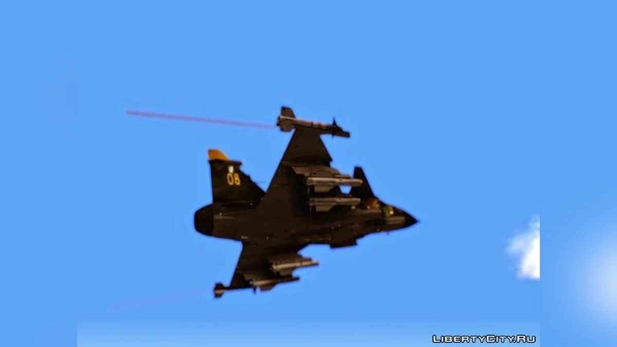 JAS-39 Gripen NG Tone Green Camouflage / GTA San Andreas