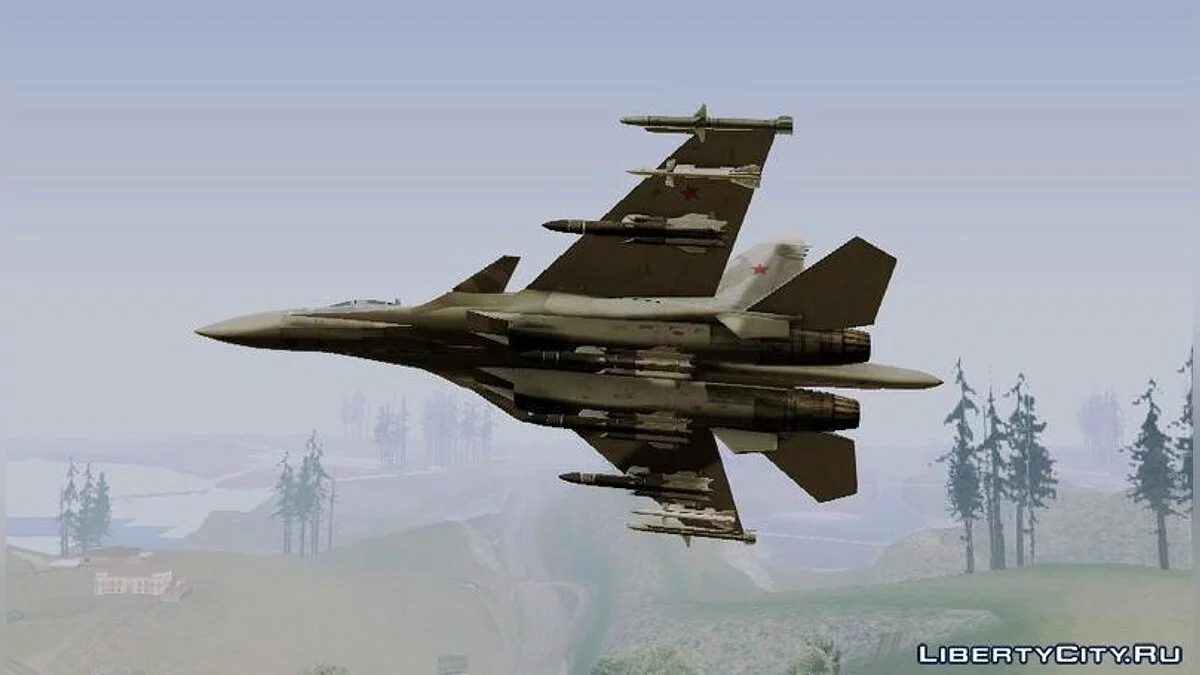 Su-37 Terminator Russian AF Camo / GTA San Andreas