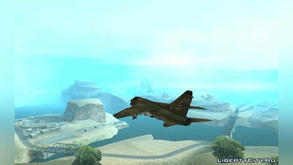 Ling-Temco-Vought A-7 Corsair II Belkan Air Force / GTA San Andreas