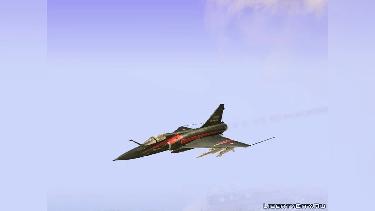 Dassault Mirage 2000-10 Black / GTA San Andreas