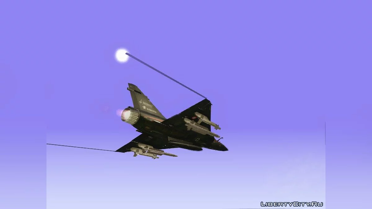 Dassault Mirage 2000-10 Black / GTA San Andreas