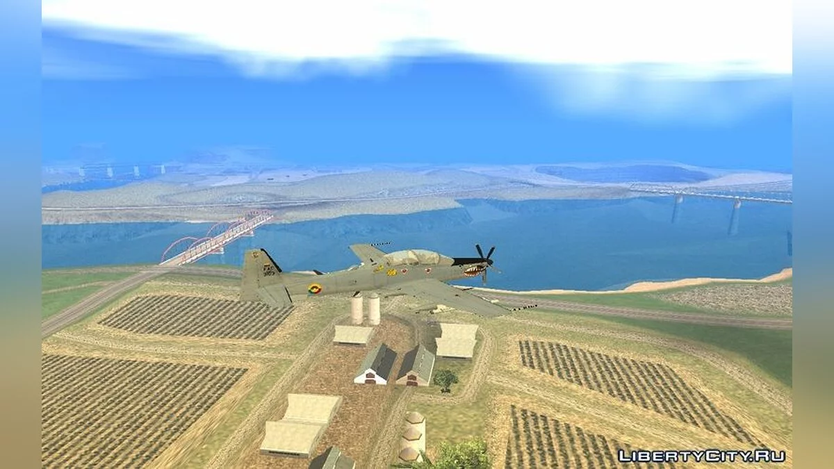 Embraer EMB 314 Super Tucano Colombian Air Force / GTA San Andreas