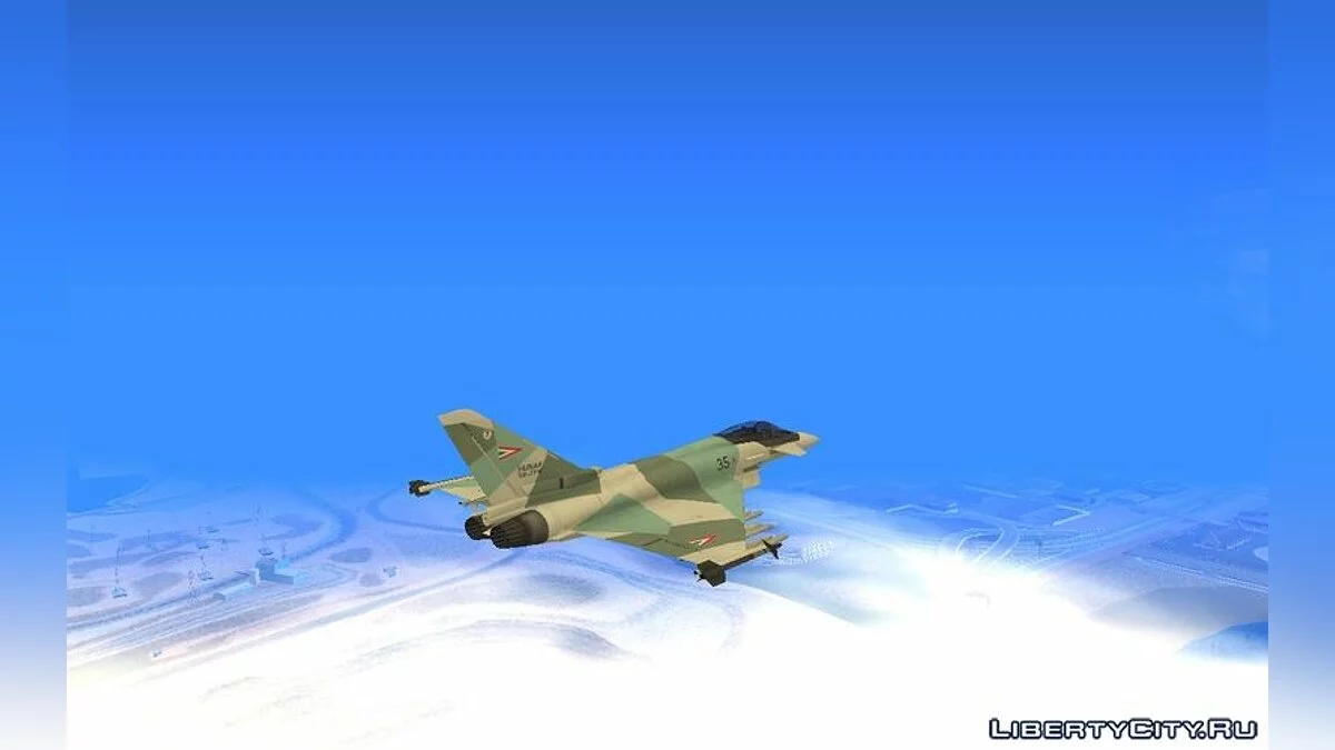 EuroFighter Typhoon 2000 Hungarian Air Force / GTA San Andreas