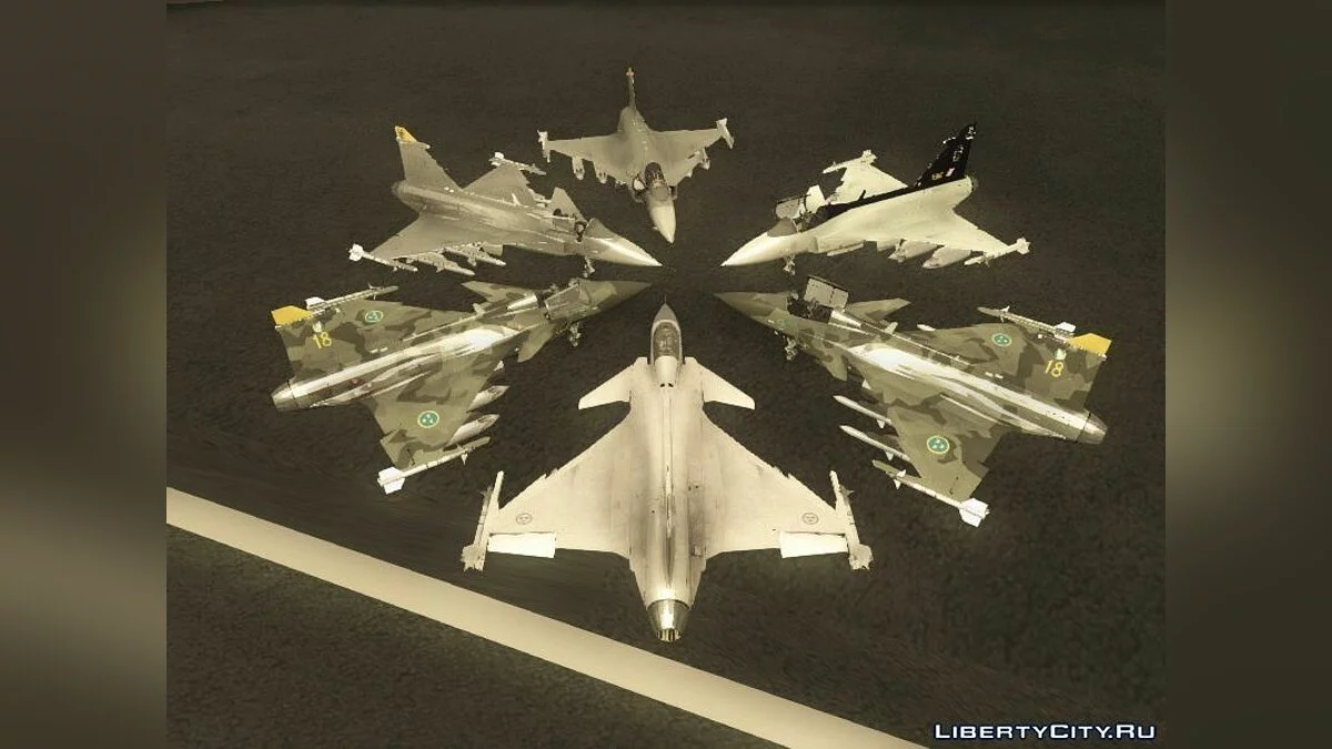 JAS-39 Gripen NG ACAH / GTA San Andreas