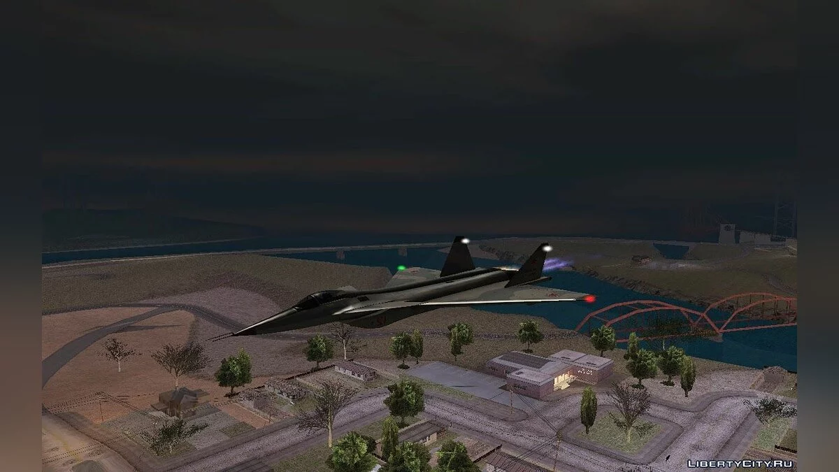 Mikoyan-Gurevich MiG 1.44 Flatpack Russian Air Force / GTA San Andreas