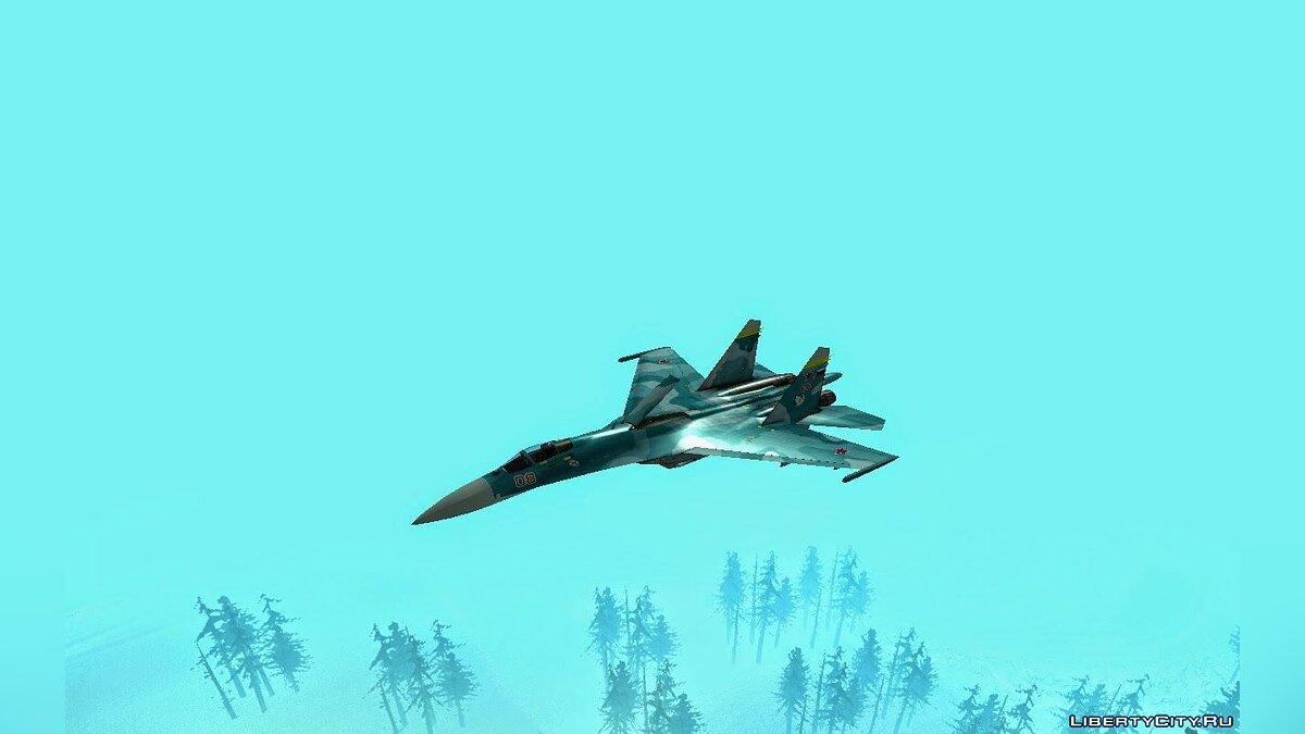 Скачать Sukhoi SU-27 Flanker A Warwolf Squadron для GTA San Andreas