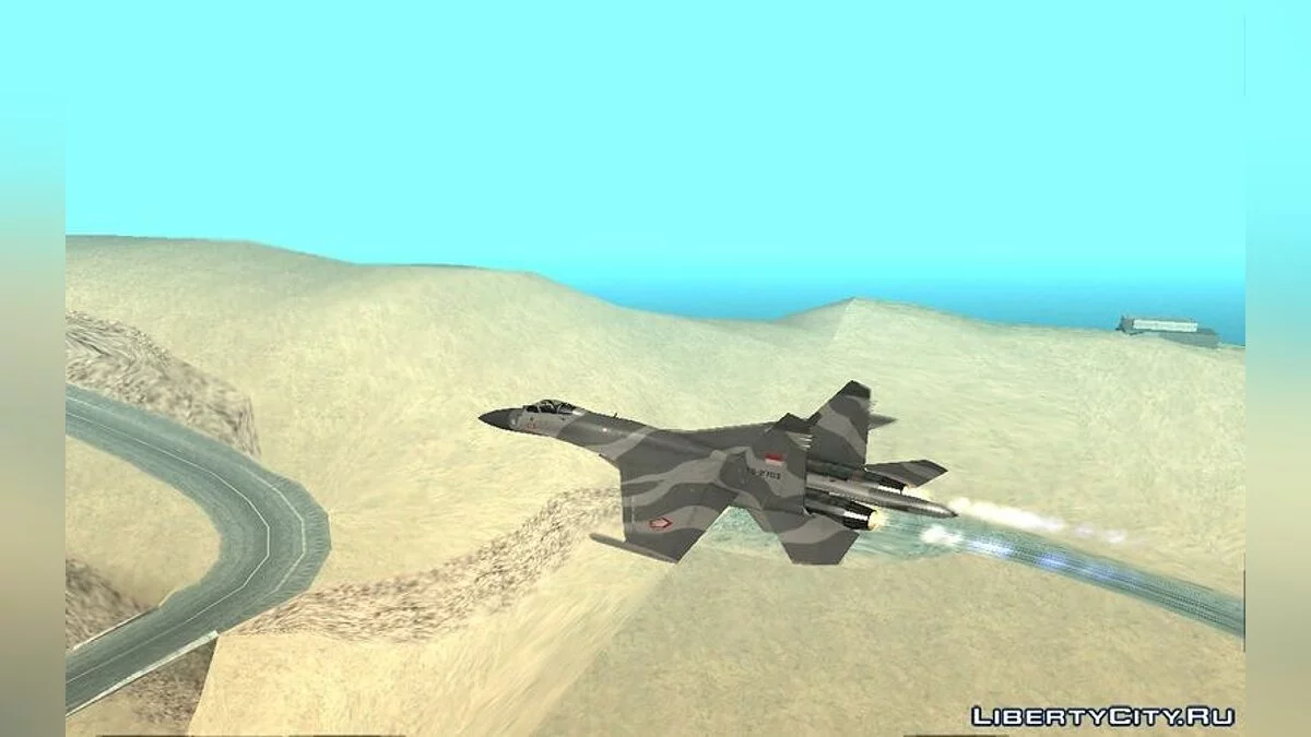 Sukhoi SU-27SK Indonesian Air Force / GTA San Andreas