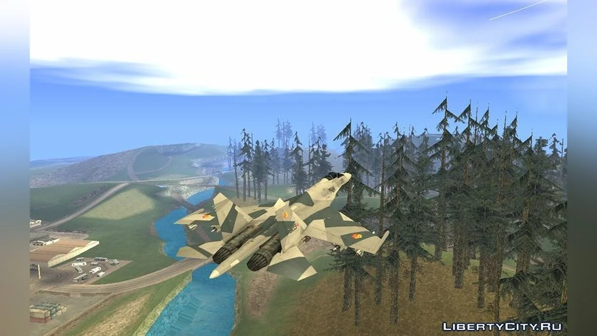Sukhoi SU-35BM Yuktobanian Air Force / GTA San Andreas