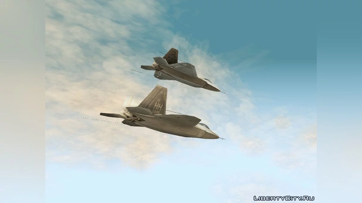 F-22 Raptor [REAL] / GTA San Andreas