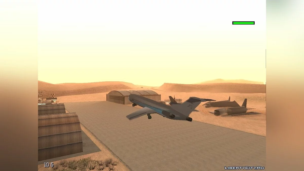 DMA Airtrain from GTA III v1.0 / GTA San Andreas